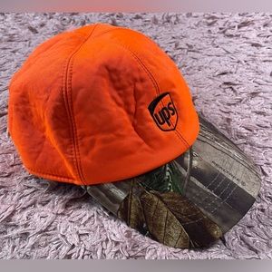 UPS Realtree‎ K Products Orange Camo Hat Headwear Trucker